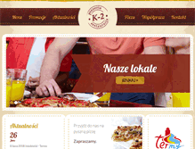 Tablet Screenshot of pizzeria-k2.pl